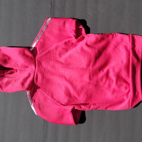 Baby Girl's Angel  Fleece Pink Hoodie 7/8 - Picture 6 of 7